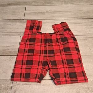 💐Cat & Jack Red and Black Checkered Leggings💘